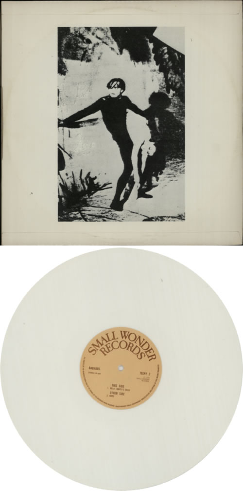 Bauhaus Bela Lugosi's Dead - 1st - White Vinyl - Flipback UK 12
